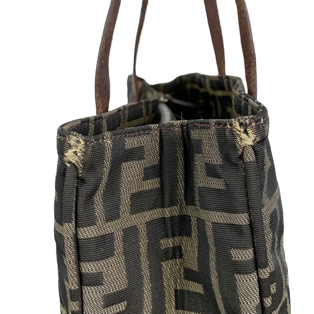 FENDI Zucca Monogram Logo Tote Bag - Picture 8 of 11